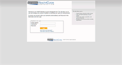 Desktop Screenshot of nhc.healthclaim.ca