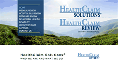 Desktop Screenshot of healthclaim.info